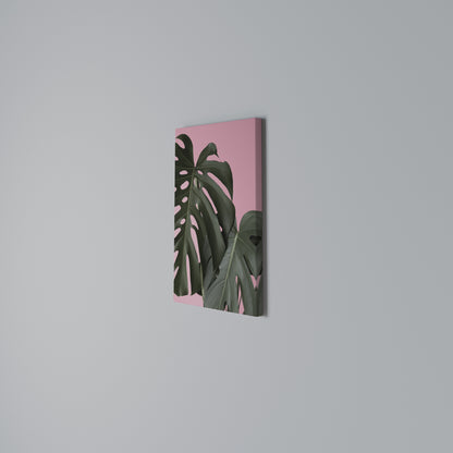 LADY MONSTERA Stampa su Tela Verticale