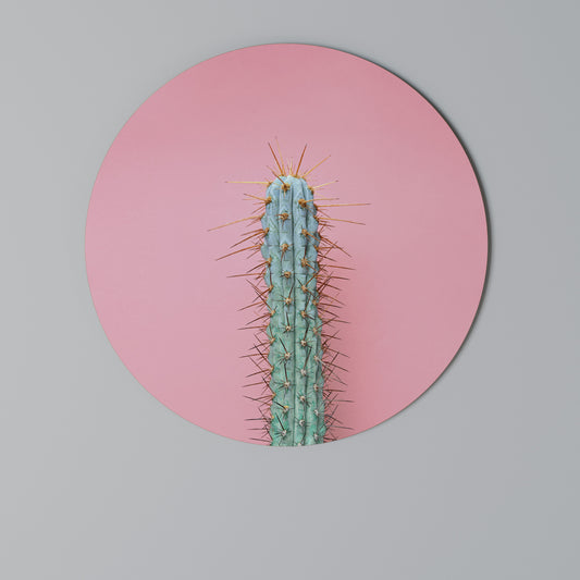 MISTER CACTUS Round Wall Art