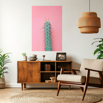 MISTER CACTUS Poster verticale staccabile e attaccabile