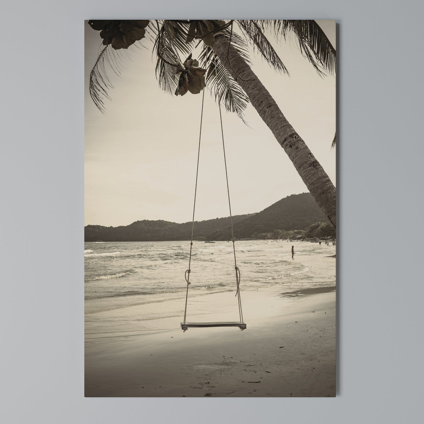 SUNSET SWING SORROW Stampa su Tela Verticale