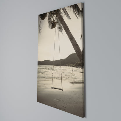 SUNSET SWING SORROW Stampa su Tela Verticale