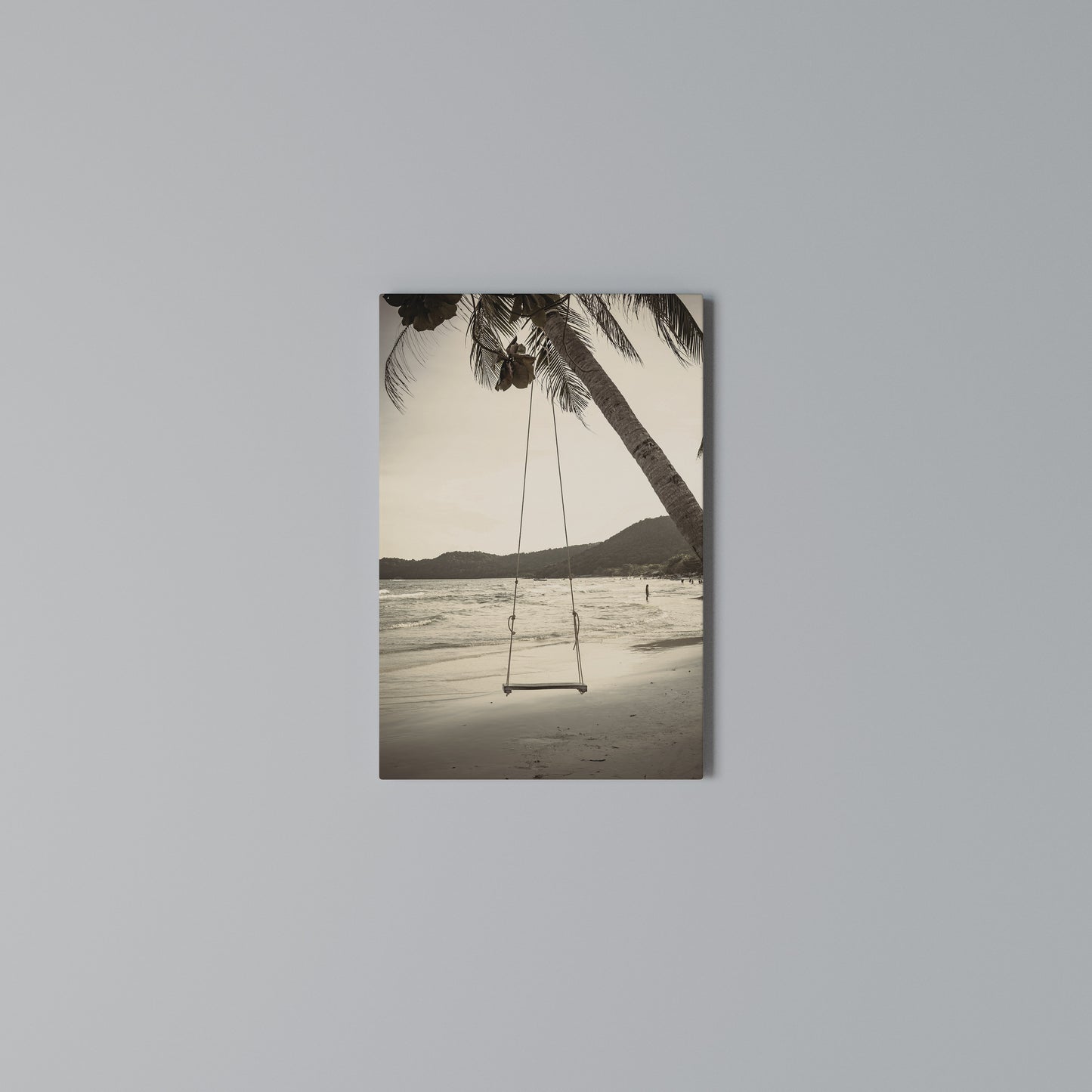 SUNSET SWING SORROW Stampa su Tela Verticale