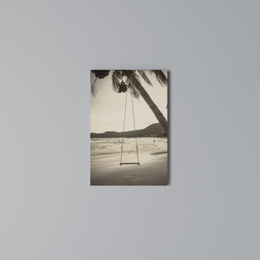 SUNSET SWING SORROW Stampa su Tela Verticale