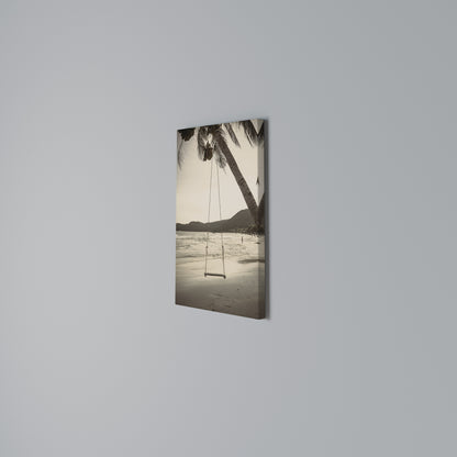 SUNSET SWING SORROW Stampa su Tela Verticale