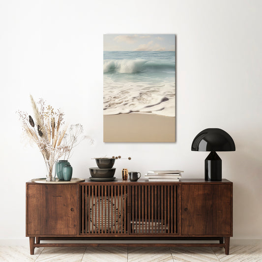 OCEAN WHISPER Vertical Canvas Print