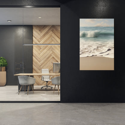 OCEAN WHISPER Stampa su tela verticale