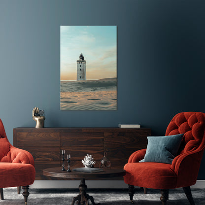 LIGHTHOUSE IN LIMBO Stampa su tela verticale