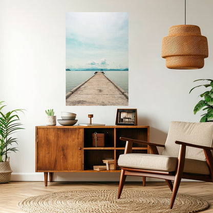 Poster verticale staccabile e attaccabile AQUA HORIZON