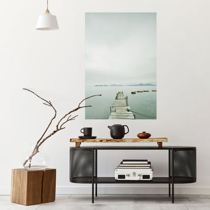 Poster verticale TIDAL HARMONY staccabile e attaccabile
