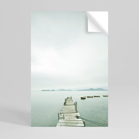 Poster verticale TIDAL HARMONY staccabile e attaccabile