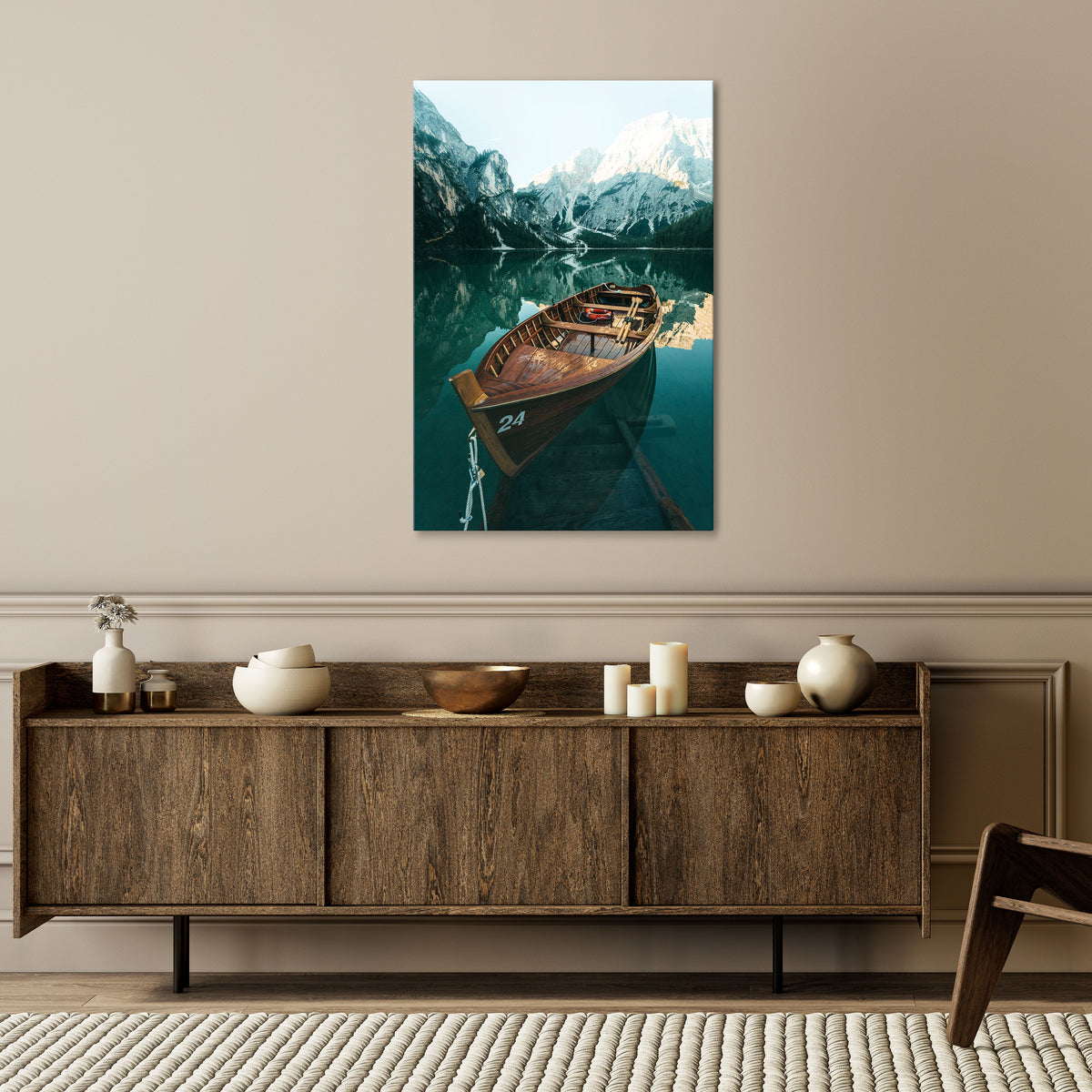 STILL WATERS Stampa su tela verticale