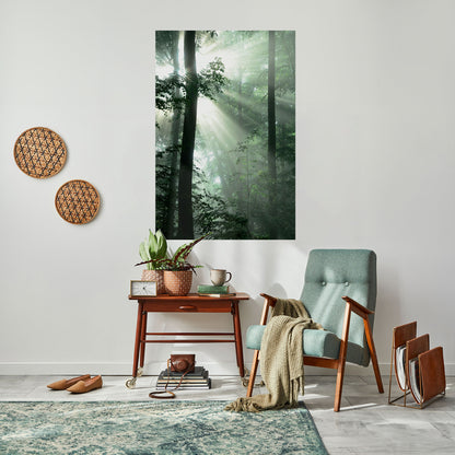 Poster verticale staccabile e attaccabile "MYSTICAL SUNBEAMS"