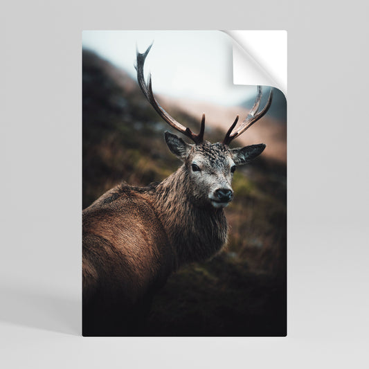 ELEGANTE GUARDIANO DELLA NATURA SELVAGGIA Poster verticale staccabile e attaccabile