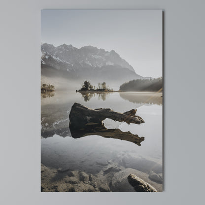 SILENT WATERSCAPE Stampa su Tela Verticale