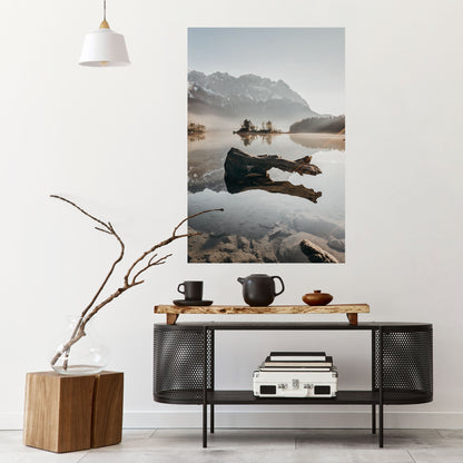 SILENT WATERSCAPE Poster verticale staccabile e attaccabile