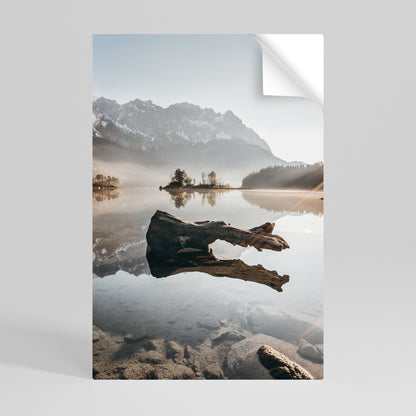 SILENT WATERSCAPE Poster verticale staccabile e attaccabile