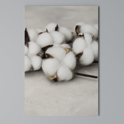 COTTON CLOUDS WHISPERS Stampa su Tela Verticale