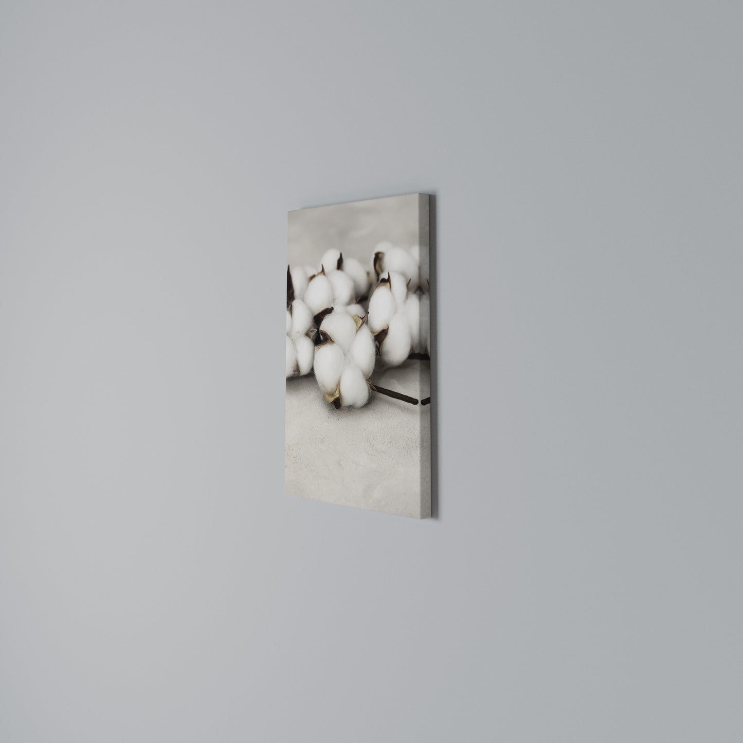COTTON CLOUDS WHISPERS Stampa su Tela Verticale