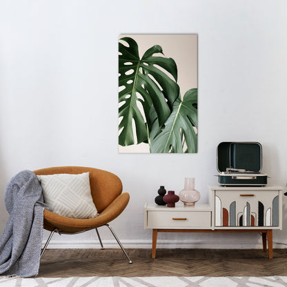 MONSTERA ACCURACY Stampa su tela verticale