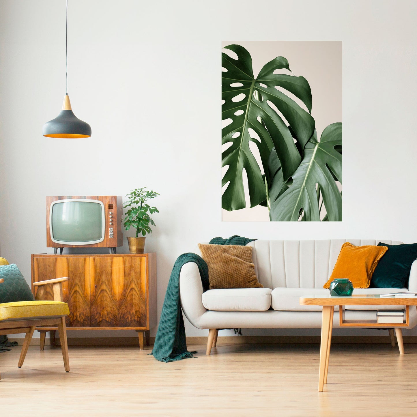 Poster verticale staccabile e attaccabile MONSTERA ACCURACY