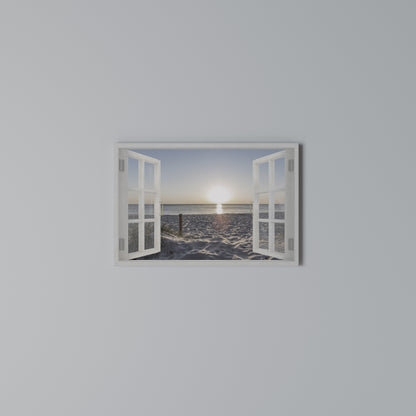 WINDOW OF CALM Stampa su tela orizzontale