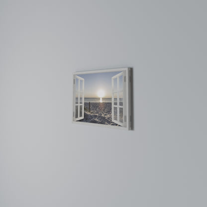WINDOW OF CALM Stampa su tela orizzontale