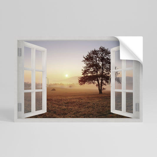 APERTURA ALL'ALBA Poster orizzontale staccabile e attaccabile