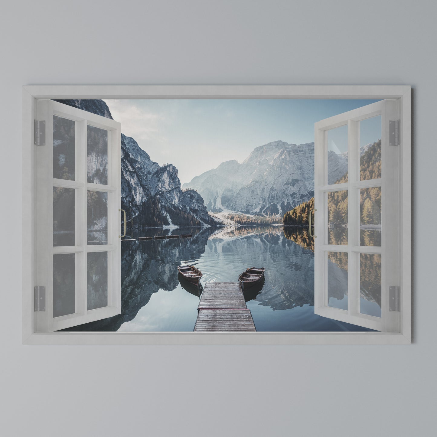 PEEK INTO PARADISE Stampa su tela orizzontale