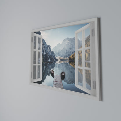 PEEK INTO PARADISE Stampa su tela orizzontale