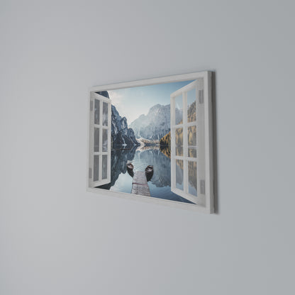 PEEK INTO PARADISE Stampa su tela orizzontale
