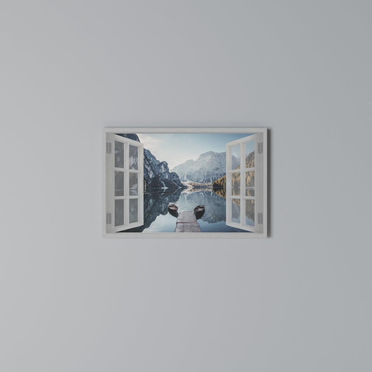 PEEK INTO PARADISE Stampa su tela orizzontale