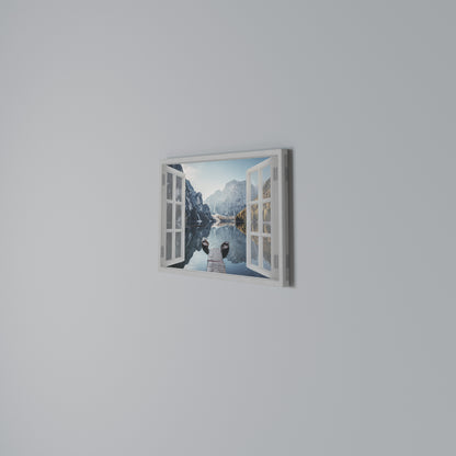 PEEK INTO PARADISE Stampa su tela orizzontale