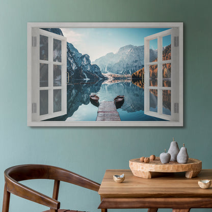 PEEK INTO PARADISE Stampa su tela orizzontale