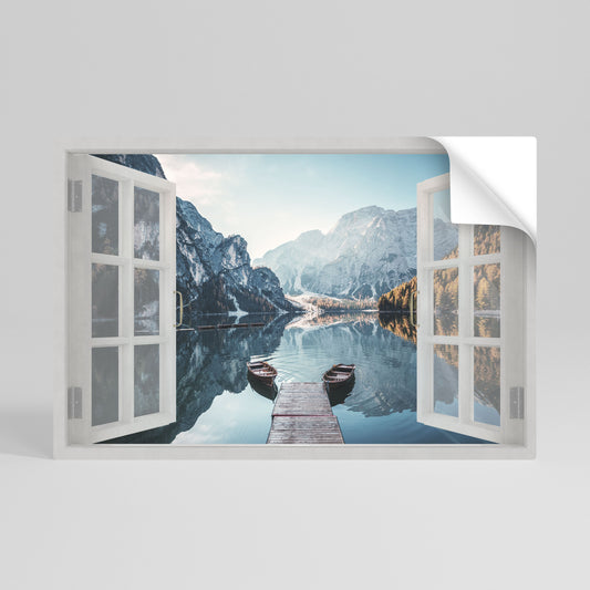 SGUARDO NEL PARADISO Poster orizzontale staccabile e attaccabile