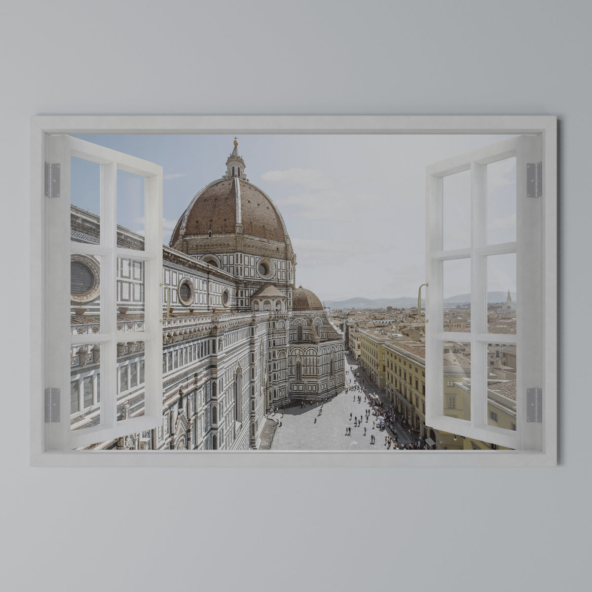 OPEN WINDOW VISTA Horizontal Canvas Print