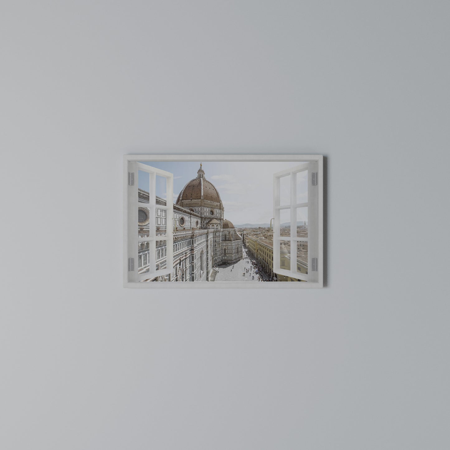 OPEN WINDOW VISTA Horizontal Canvas Print