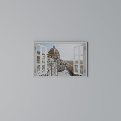 OPEN WINDOW VISTA Horizontal Canvas Print