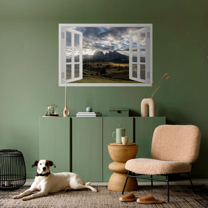 Poster orizzontale staccabile e attaccabile MOUNTAIN VIEWPORT