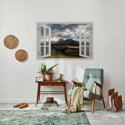Poster orizzontale staccabile e attaccabile MOUNTAIN VIEWPORT