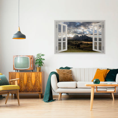 Poster orizzontale staccabile e attaccabile MOUNTAIN VIEWPORT