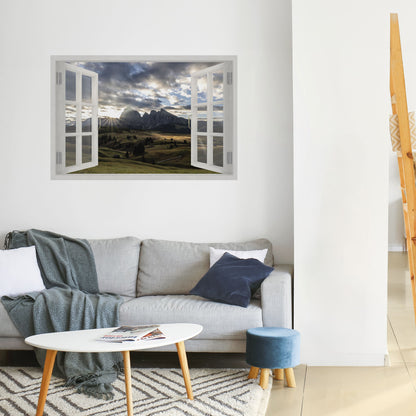Poster orizzontale staccabile e attaccabile MOUNTAIN VIEWPORT