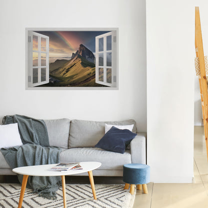 Poster orizzontale staccabile e attaccabile RAINBOW ESCAPE
