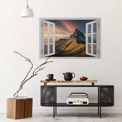 Poster orizzontale staccabile e attaccabile RAINBOW ESCAPE