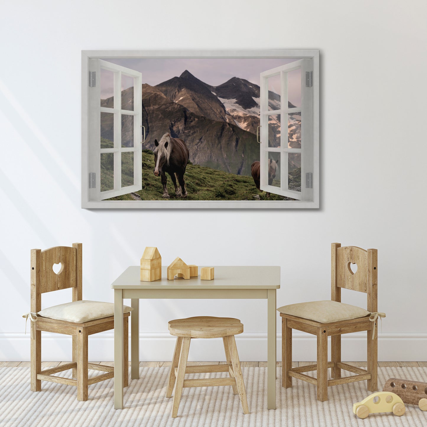 NATURAL FRAME INSPIRATION Horizontal Canvas Print