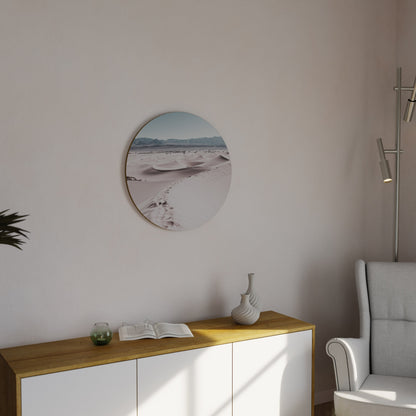 STEPS AWAY Round Wall Art