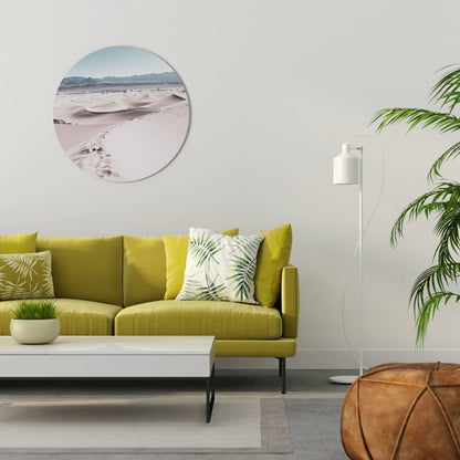 STEPS AWAY Round Wall Art