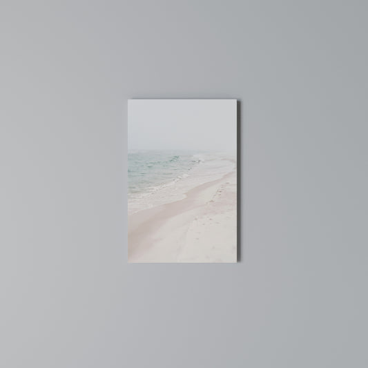 MISTY SHORELINE BLISS Stampa su Tela Verticale
