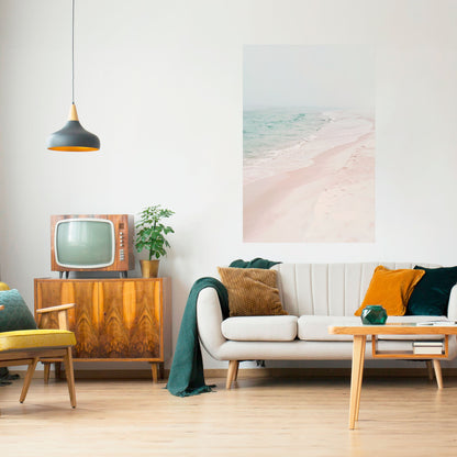Poster verticale staccabile e attaccabile MISTY SHORELINE BLISS