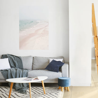 Poster verticale staccabile e attaccabile MISTY SHORELINE BLISS