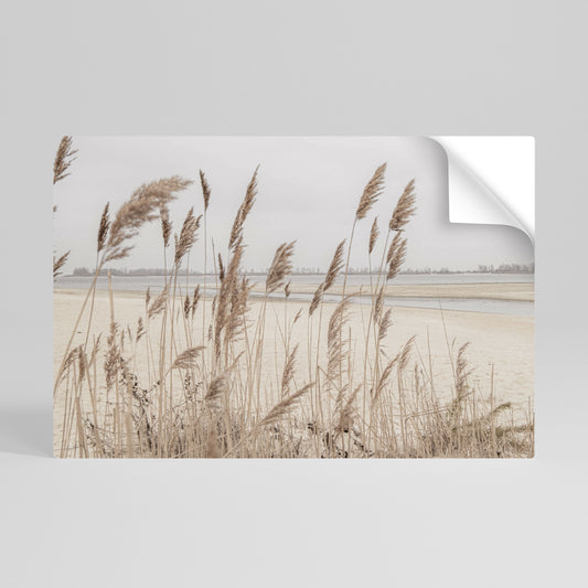 Poster orizzontale staccabile e attaccabile BREEZY STRAW HARMONY